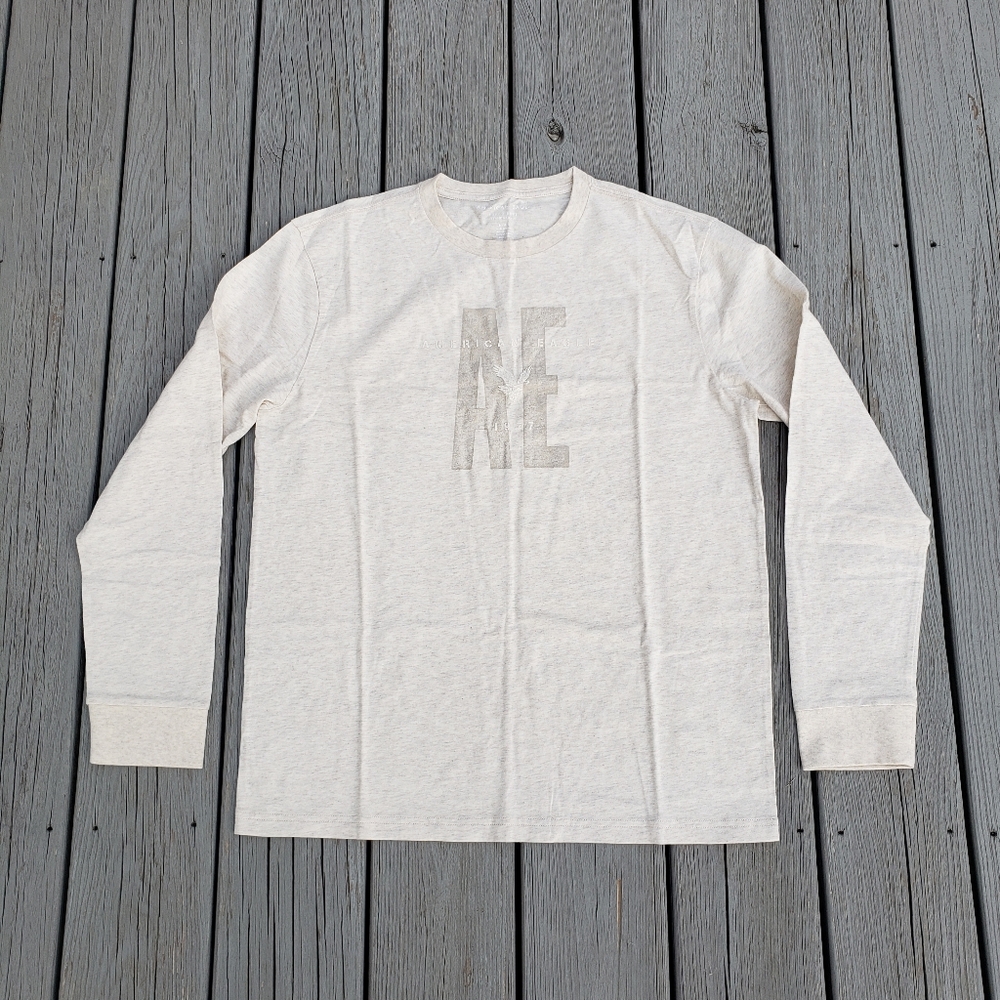 American Eagle Standard Fit Cotton Long Sleeve Shirt - Medium